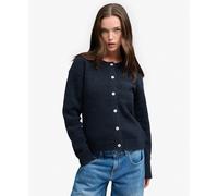Cardigan en maille brossÃ©e femme Superdry Bleu L