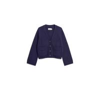 ARMEDANGELS Cardigan pour femme en 100 % coton bio Compact Loose Fit, Bleu marine teinté, S