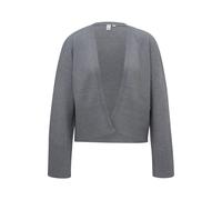 Cardigan en maille fine femme QS Gris L