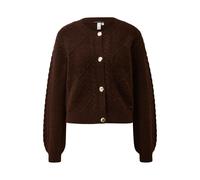 Cardigan en maille torsadÃ©e femme QS Marron L