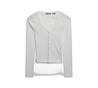 Cardigan en pointelle femme Superdry Athletic Essentials Blanc S
