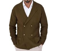 Cardigan en Tricot à Revers croisé décontracté pour Hommes Pulls Vintage Homme
