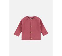 Cardigan En Tricot Bio Fin Vieux Rose 1M(54CM)