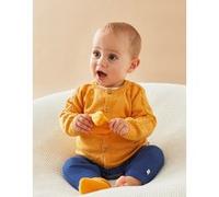 Cardigan en tricot, jaune 1M