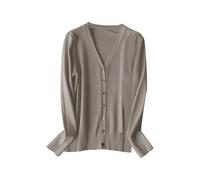 Cardigan Femme Chic et Elegant - Léger Mi Saison Grande Taille Gilet Boutons Manches Longues Casual Veste Chic et Elegant Crochet Décontracté Cardigan