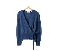 Cardigan femme Holebrook Elizabeth Overlap Bleu XL