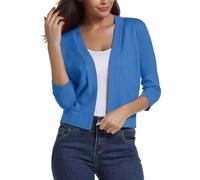 Cardigan Femme Long Gilet Grosse Maille Femme Manches Longues Fin Cardigan Ete Blouses Sexy Grande Taille Top Oversize Chaud Sport Haut Vêtements 2#Bleu XXL