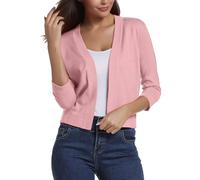 Cardigan Femme Long Gilet Polaire Femme Grosse Maille Automne Top Dentelle Cardigan Oversize Grande Taille Blouses Fin Crochet Sport Haut Vetement 2#Rose XXL