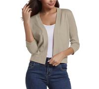 Cardigan Femme Long Gilet Polaire Femme Grosse Maille Sport Cardigan Hiver Blouses Oversize Manches Longues Haut Court Dentelle Automne Top Vetement 2#Kaki M