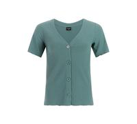 Protest Oval Short Sleeve V Neck T-shirt Vert XS Femme