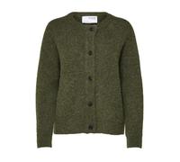 Cardigan femme - SELECTED - Lulu knit - Kalamata melange - Manches longues - Court XL