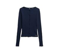 Superdry Essential Rib Cardigan Bleu XL Femme