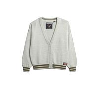 Superdry Slouchy Knitted Cardigan Gris M Femme