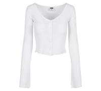 Cardigan femme Urban Classics cropped rib Blanc L
