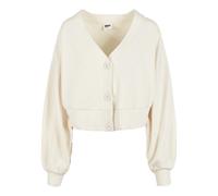 Cardigan femme Urban Classics organic oversized short terry Blanc L