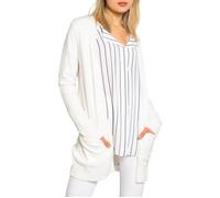 VILA Cardigan Basique Maille White Alyssum S White Alyssum S