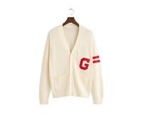 Cardigan Gant Varsity Beige L