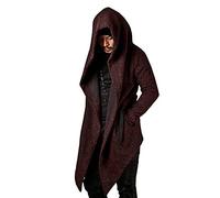 Cardigan Homme Casual Trench Coat Homme Chic Parka Homme Avec Poche Cardigan Long Homme Slim Veste Longue Homme A Capuche Veste Homme Mi Saison Coupe Vent Homme Elégant Manteau Homme Hiver Automne