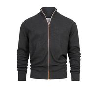 Cardigan homme Kronstadt KSErik cardigan zippé pull col zippé