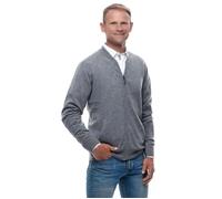 Cardigan Homme UGHOLIN 100% Cachemire Col Teddy Gris - Douceur et Élégance XL