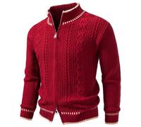 Cardigan Homme Zippé Pulls Pull Hiver Chaud Blouson Gilet Maille Automne | Cardigans Homme Gilet Cardigan Maille Hiver Blouse Pull Chic Et Elegant Sweater Chaud À Boutons Automne Veste Camionneur