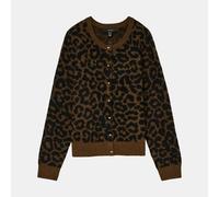 VERO MODA O-Neck Vmnewkai Ls Cardigan à col Rond Boo, Emperador, S Femme