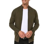 Cardigan Indicode pour hommes en maille fine tiède pull zippé hommes coton