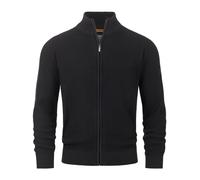 Indicode Hommes INLayton Cardigan | Gilet à col Montant