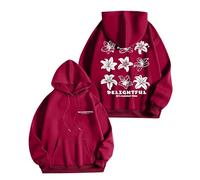 Cardigan jaune pour femme avec lettre imprimée en couleur, rouge, L