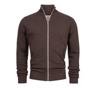 Cardigan Kronstadt pour hommes KSCarlo cardigan zippé tricot pull col montant