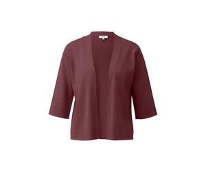 Cardigan lÃ©ger Ã manches 3/4 et coupe dÃ©contractÃ©e femme s.Oliver Rouge 40