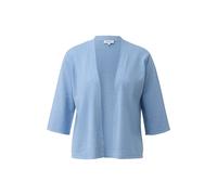 Cardigan léger en maille fine à manches 3/4 femme s.Oliver Bleu 48