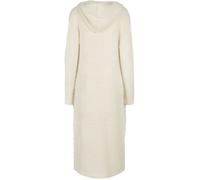 Cardigan long femme - Urban Classics - Capuche - Plumes - Grandes tailles - Blanc XXL