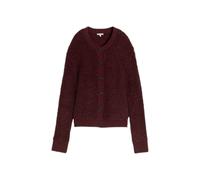 Cardigan maille bouclé femme Tom Tailor Rouge M