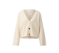 Cardigan moderne col en V milanais avec boutons signature femme COMMA Beige 46