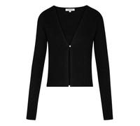 Cardigan - MORGAN - Femme - Noir - Col boutonné - Détails fils métallisés L