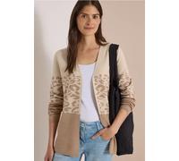 Cardigan ouvert à motif jacquard