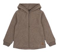 Cardigan Polaire Ã capuche bÃ©bÃ© Mikk-Line Marron 6 mois