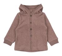 Cardigan Polaire Ã capuche bÃ©bÃ© Mikk-Line Rouge 1 an