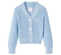 Cardigan Pour Enfants Tricoté Bleu 116