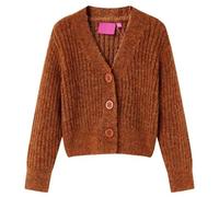 Cardigan Pour Enfants Tricoté Cognac 116