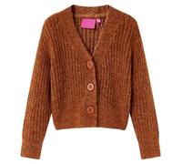 Cardigan pour enfants tricoté cognac 92/104/116/128/140 5-6 ans