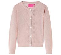 Cardigan Pour Enfants Tricoté Rose Doux 116