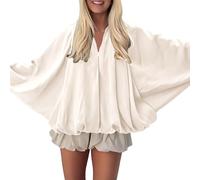 Cardigan pour Femmes Manches Bouffantes Longue Ouverture Devant Cardigan Femmes Chic Et Elegant Hiver Fermeture À Zippes Couleur Pure Casual Veste Hiver Polyvalent Mode Comfortable Veste Ample