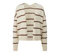 Cardigan rayÃ© en coton mÃ©langÃ© femme s.Oliver Beige 44