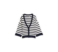 Cardigan rayÃ© femme Tom Tailor Milano Blanc S