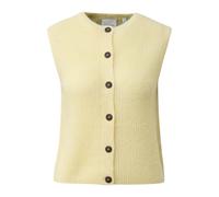 Cardigan sans manches en mélange d'alpaga femme COMMA Jaune 38