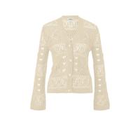 Cardigan structuré à col en V et patte de boutonnage femme s.Oliver Beige 36
