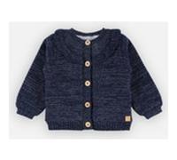 Cardigan tricoloudoux à volants, bleu marine 2Y