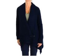 Cardigan tricoté avec fermeture par épingle de sûreté 8515 femme-Marin S